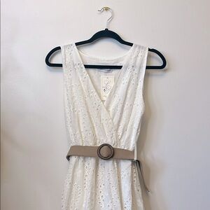 Made in Italy Embroidered 100% Cotton Dress